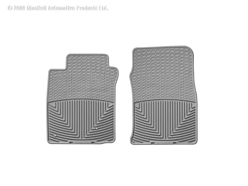 Weathertech 00-05 Hyundai Accent Front Rubber Mats - Grey 1