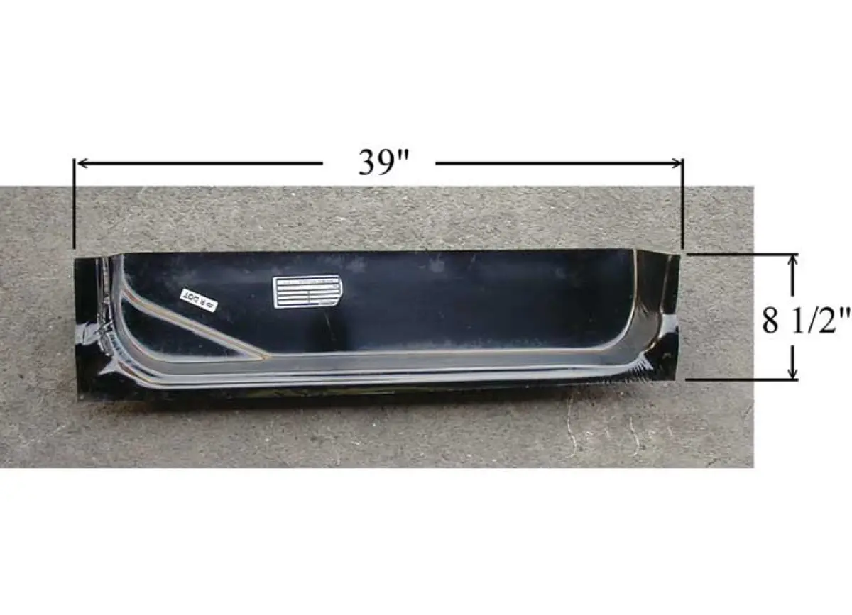 Left Lower Front Section Door Post Repair Panel; Bronco 78-79 1