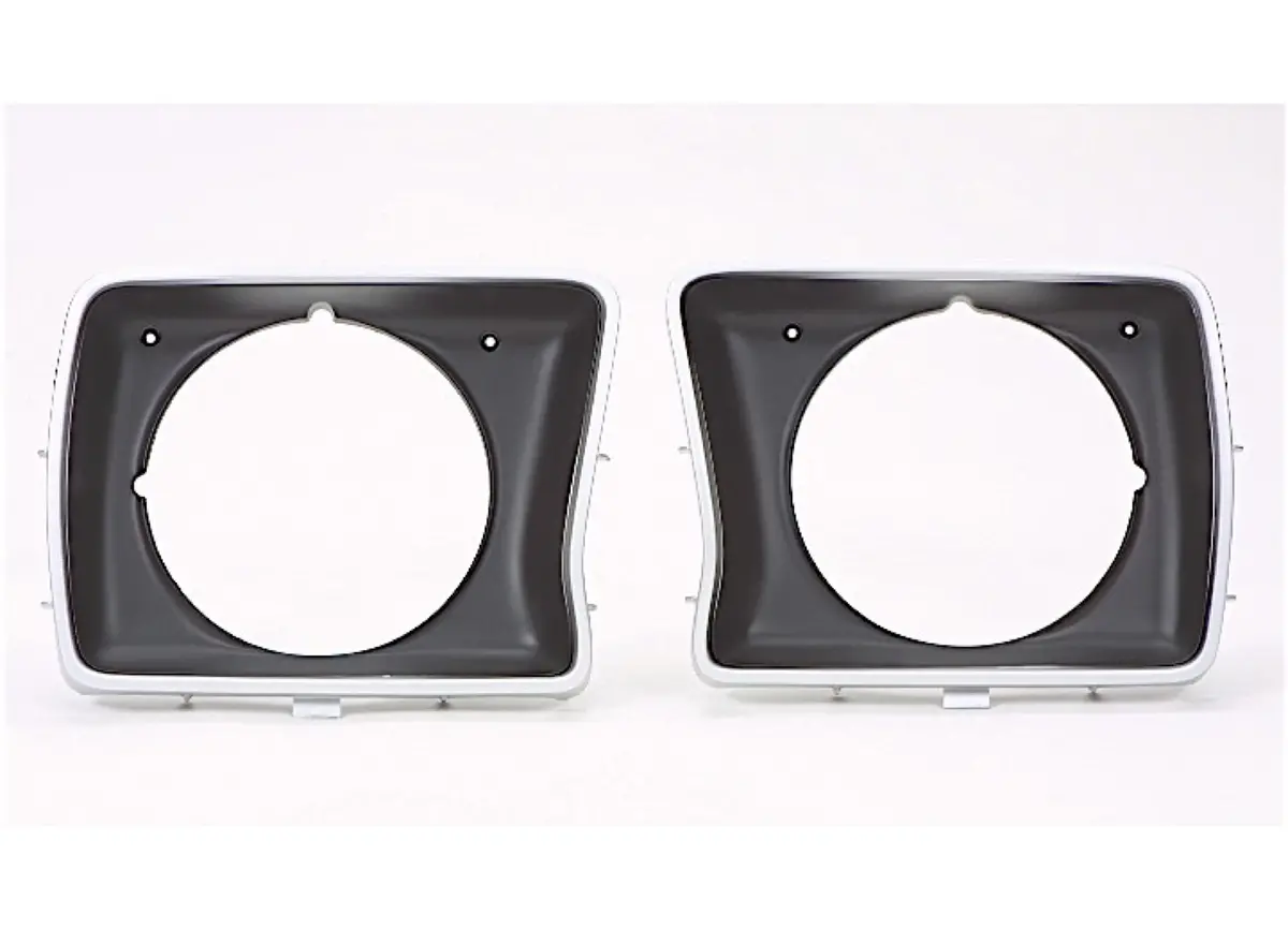 Left Headlamp Door With Round Headlamp, Argent/Charcoal; Bronco 78-79 1