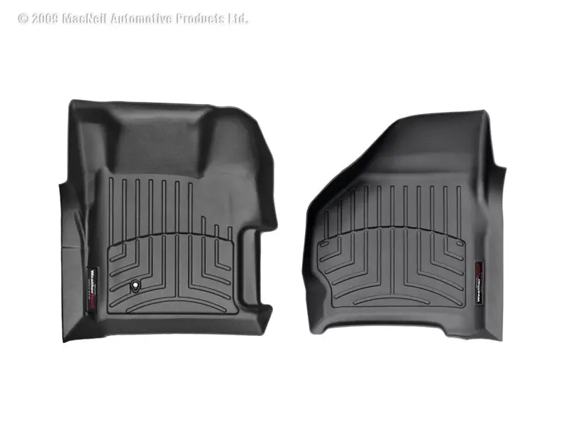Weathertech 99-07 Ford F250/F350/F450/F550 Super Duty Regular Cab Front Floorliner - Black 1