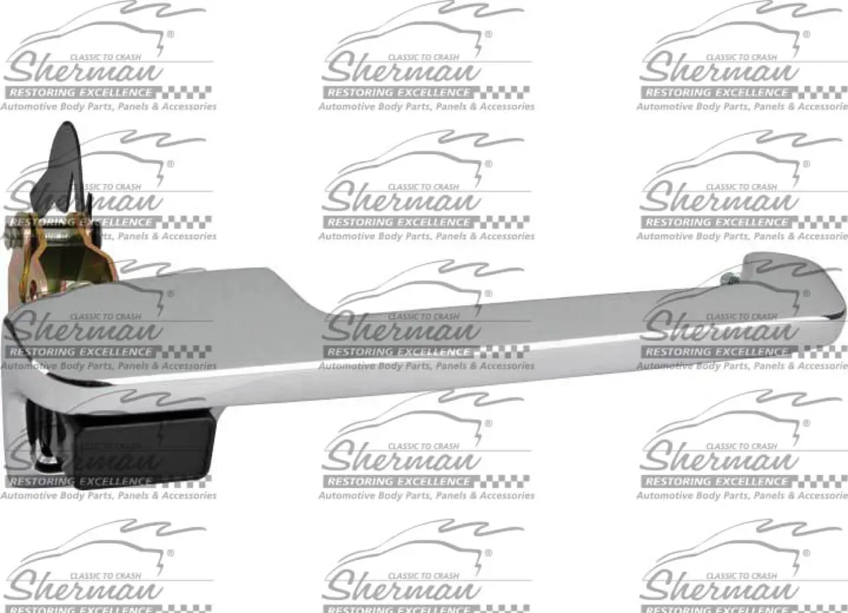 Right Inner Door Handle, Chrome; Bronco 80-86 1