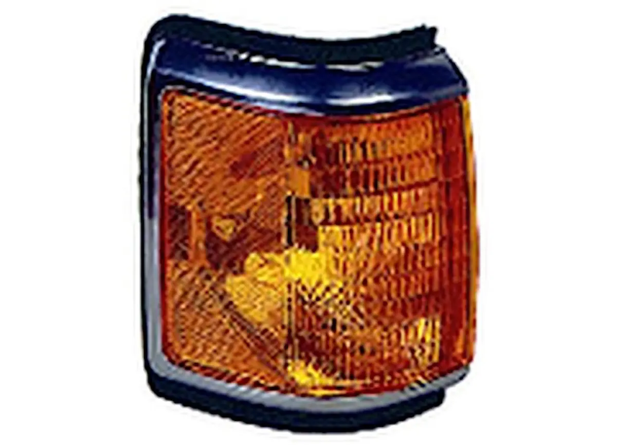 Left Park Lamp With Black And Chrome Trim; Bronco 87-91 1