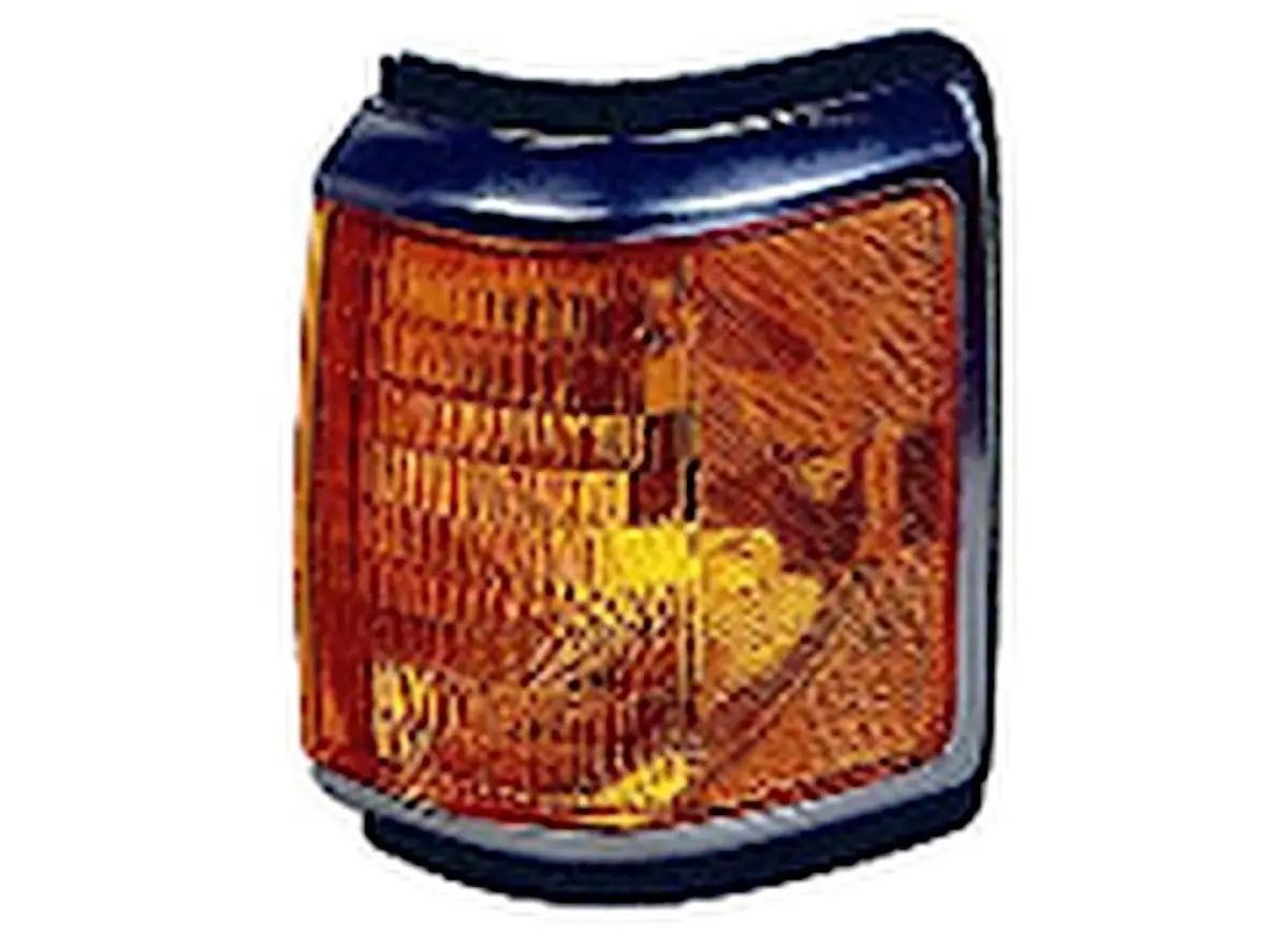 Right Park Lamp With Black And Chrome Trim; Bronco 87-91 1