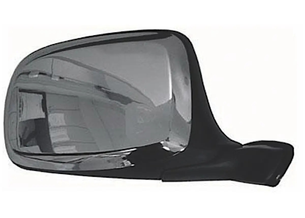 Right Door Mirror, Manual, Non-Heated, Chrome/Black, Non-Folding Paddle Design; Bronco 92-96 1