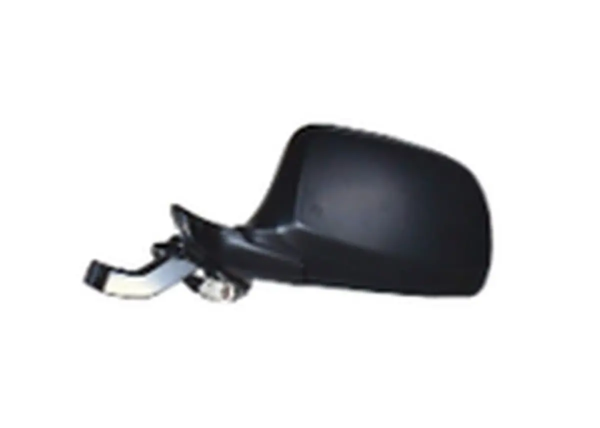 Left Door Mirror, Powered, Non-Heated, Black Folding Paddle Design; Bronco 92-96 1