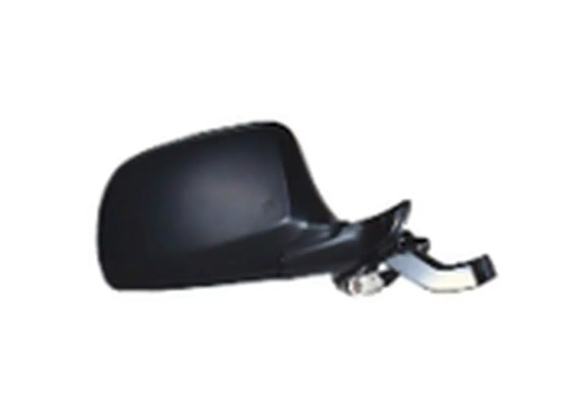 Right Door Mirror, Powered, Non-Heated, Black, Folding Paddle Design; Bronco 92-96 1