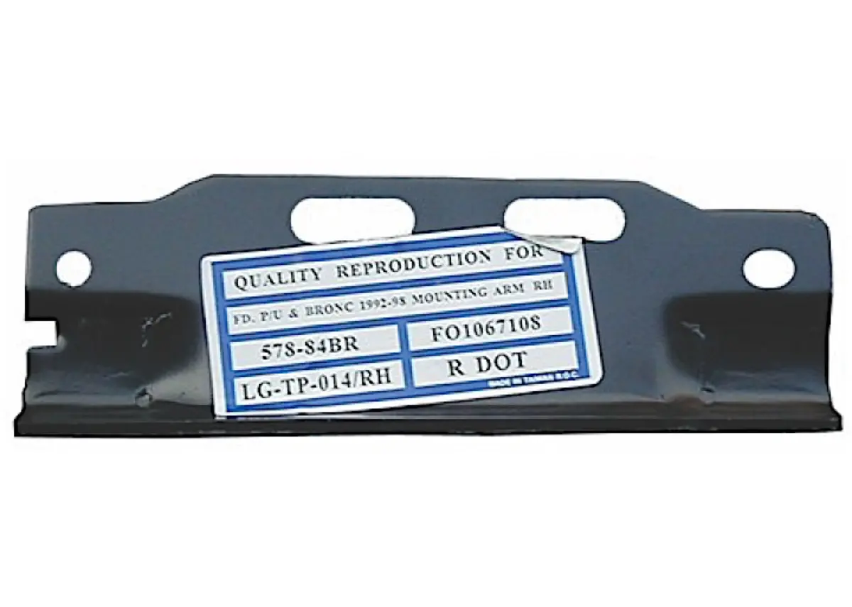 Right Front Bumper Mounting Arm; Bronco 92-96 1