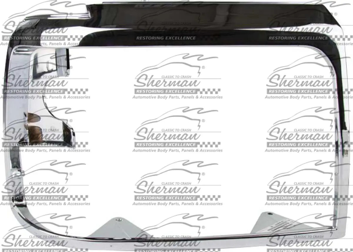 Right Headlamp Door, Chrome; Bronco 92-96 1