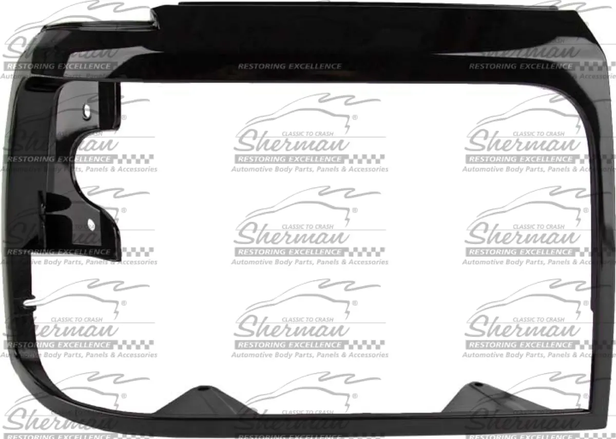 Right Headlamp Door, Black; Bronco 92-96 1