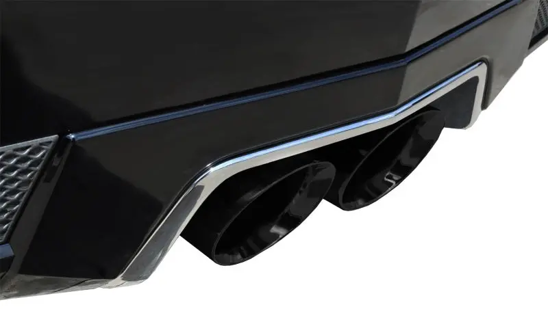 Corsa 11-13 Cadillac Cts Coupe V 6.2L V8 Black Sport Axle-Back Exhaust 2