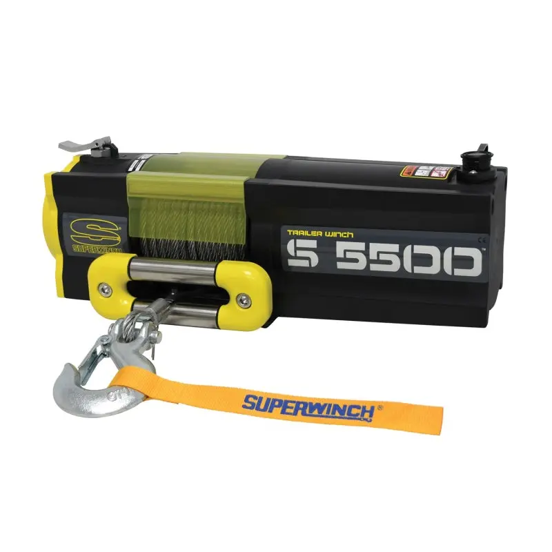 Superwinch 5500 Lbs 12V Dc 7/32In X 60Ft Steel Rope S5500 Winch 1