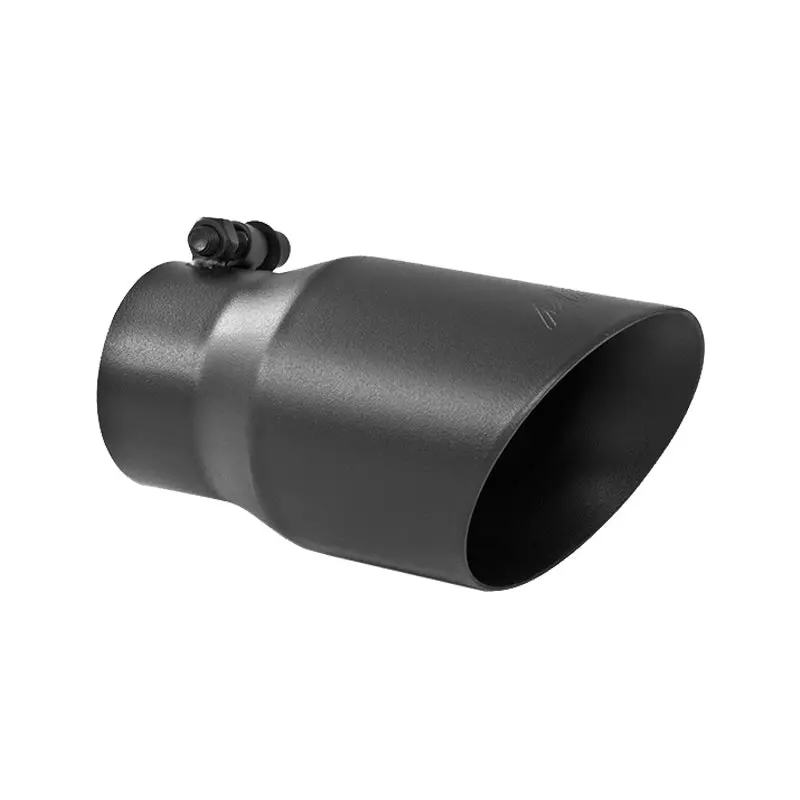 Mbrp Tip 3In Round X 4In Inlet Od Dual Walled Angled Black Tip - Fits All 3In Exhausts 2