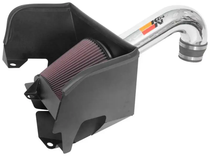 K&N 2019-23 Dodge Ram 1500 5.7L V8 F/I (Except Etorque) High Flow Performance Air Intake Kit 1