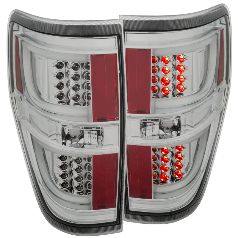 Anzo 2009-2013 Ford F-150 Led Taillights Chrome 1