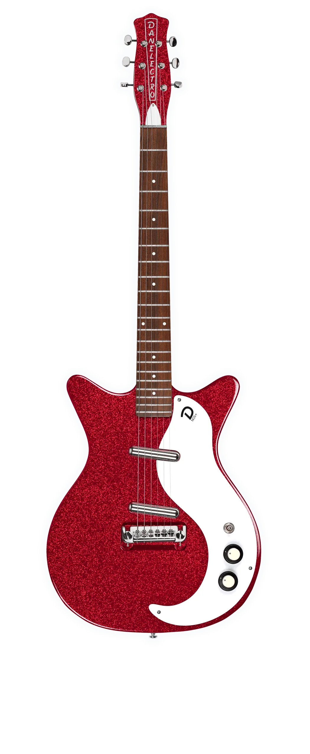 Danelectro '59M Nos+ Electric Guitar - Red Metalflake 1