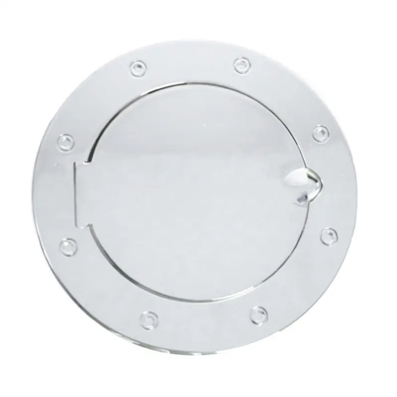 Rugged Ridge Non-Locking Gas Cap Door Chrome 07-18 Jeep Wrangler 1