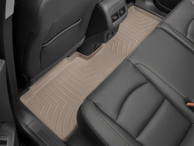 Weathertech 2017+ Ford F-250/F-350/F-450/F-550 Crew Cab Rear Floorliner - Tan 1