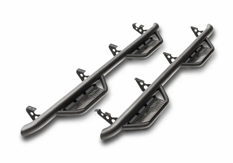 N-Fab Podium Lg 2019 Chevy/Gmc 1500 Crew Cab - Cab Length - Tex. Black - 3In 1