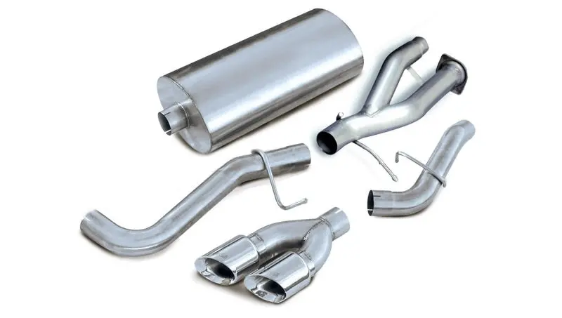 Corsa 02-06 Cadillac Escalade 6.0L V8 Polished Sport Cat-Back Exhaust 1