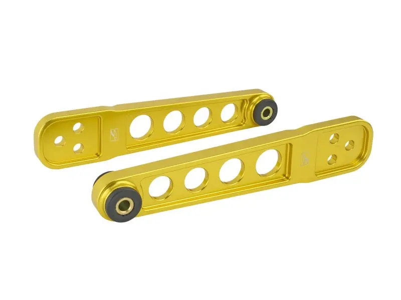 Skunk2 01-05 Honda Civic Gold Anodized Rear Lower Control Arm (Includes Socket Tool) 1
