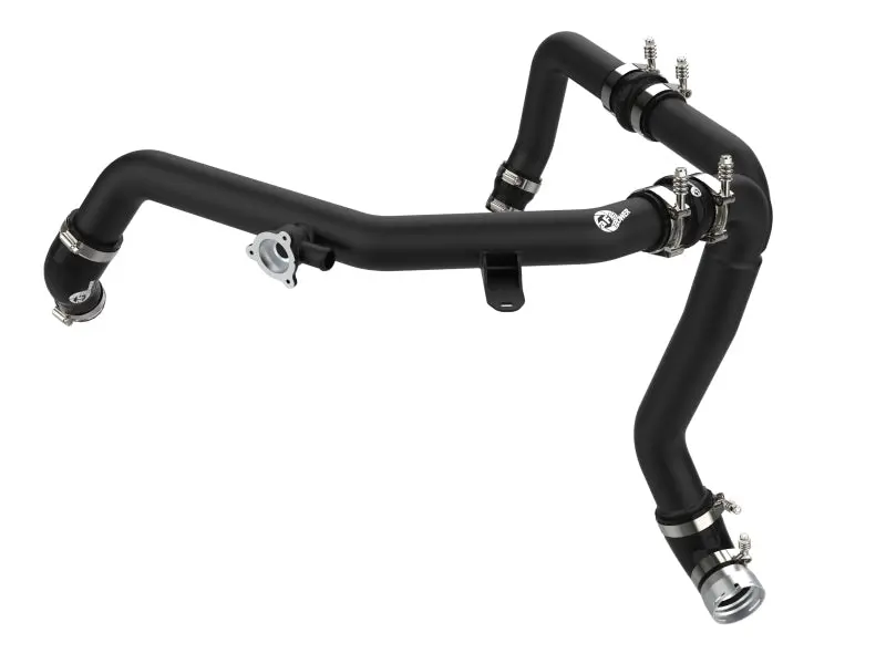 Afe 21-22 Ford Bronco V6-2.7Ltt Bladerunner Alum Hot Charge Pipe - Black 1