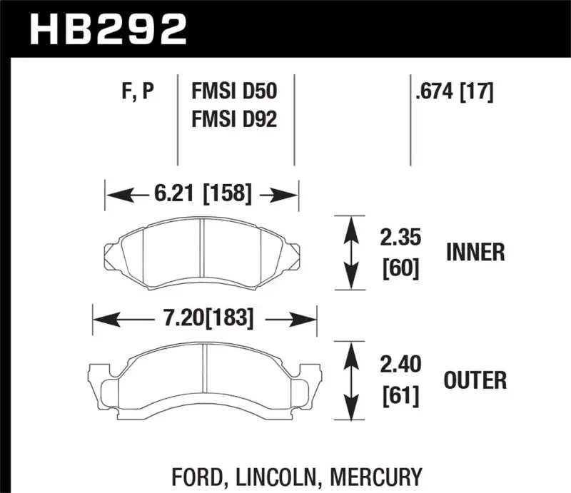 Hawk Hps Street Brake Pads 1