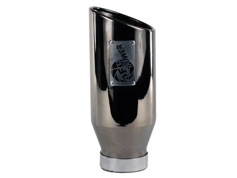 Afe Machforce Xp Exhausts Tips Ss-304 Exh Tip 4In X 6Out X 15L Bolt-On (Blk Chrome) 2