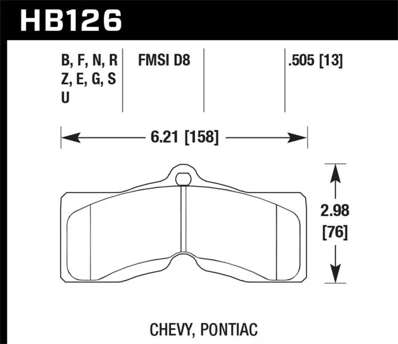Hawk Hp+ Street Brake Pads 1