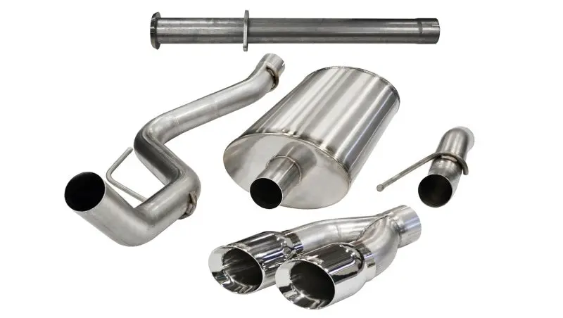 Corsa 11-13 Ford F-150 Raptor 6.2L V8 145In Wheelbase Polished Xtreme Cat-Back Exhaust 1