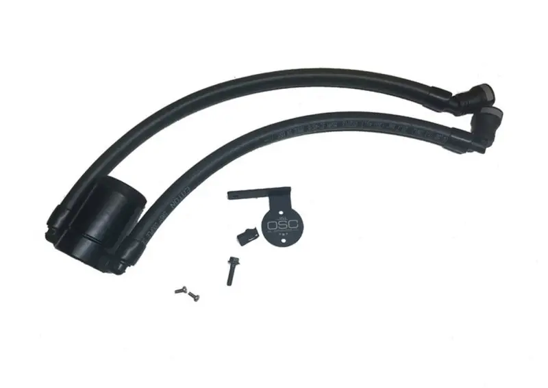 J&L 11-14 Ford F-150/Ford F-150 Raptor 6.2L Passenger Side Oil Separator 3.0 - Black Anodized 1