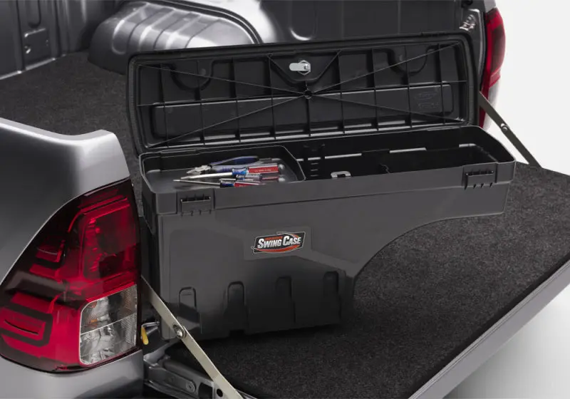 Undercover 07-20 Toyota Tundra Drivers Side Swing Case - Black Smooth 1