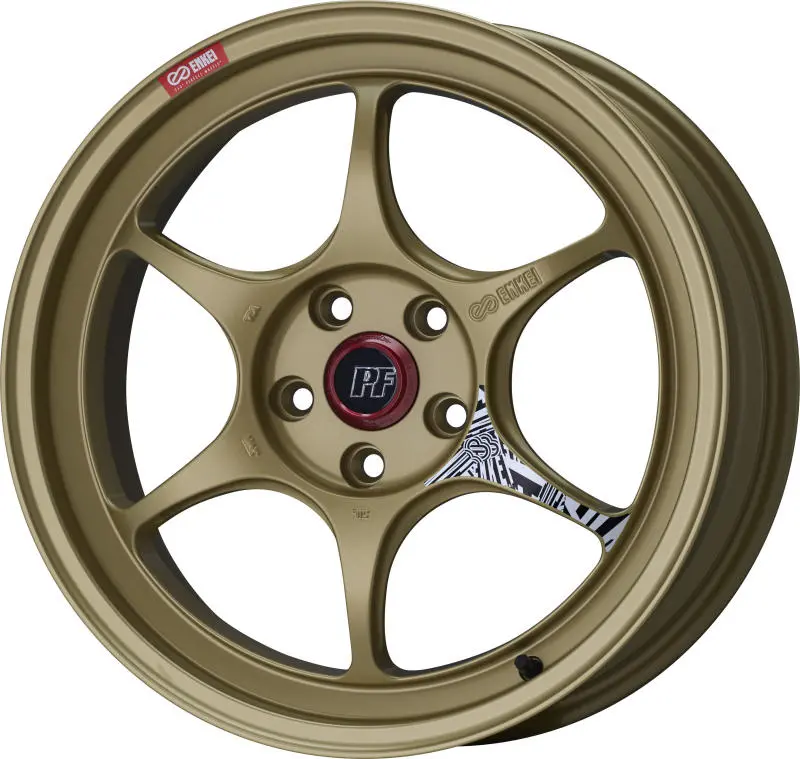 Enkei Pf06 18X10.5 5X114.3 45Mm Offset 75Mm Bore Gold 1