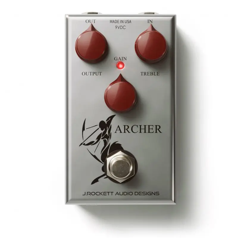 J Rockett Archer Overdrive Pedal - Silver 1
