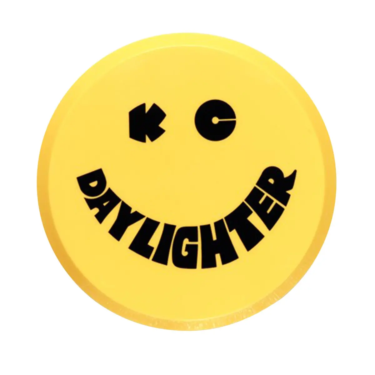6" Hard Plastic Daylighter Cover Black / Yellow 1