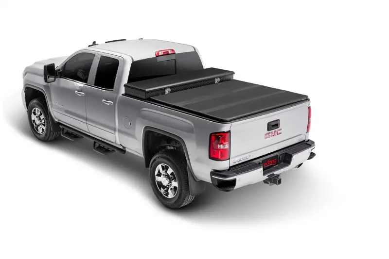 Extang 17-19 Ford F-250/F-350 Super Duty Long Bed (8Ft) Solid Fold 2.0 Toolbox 1