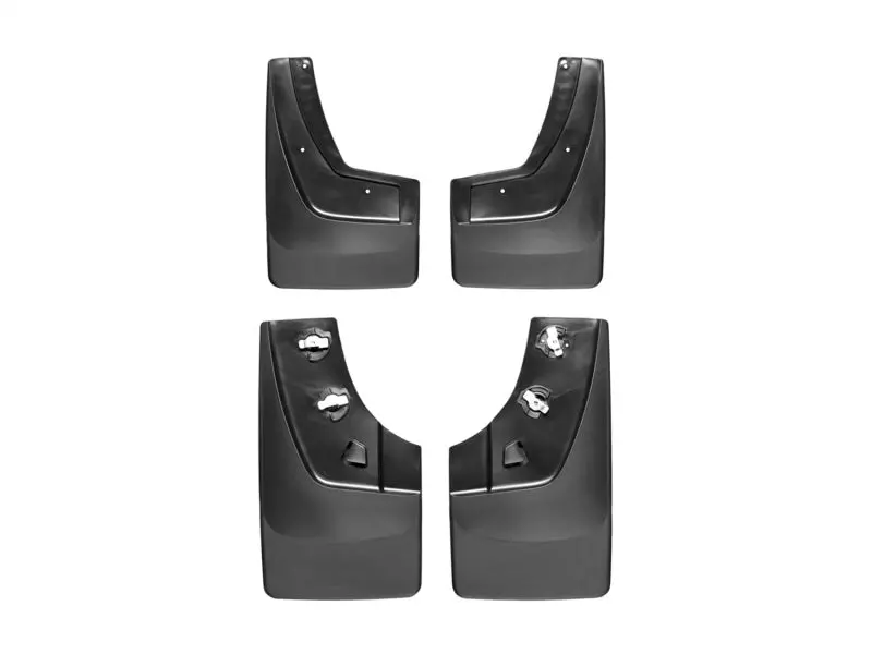 Weathertech 14+ Gmc Sierra/Sierra Denali No Drill Mudflaps - Black 1