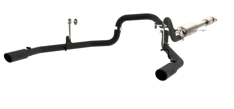 Mbrp 2015 Ford F-150 5.0L 3In Cat Back Dual Split Rear Exit Black Exhaust System 1