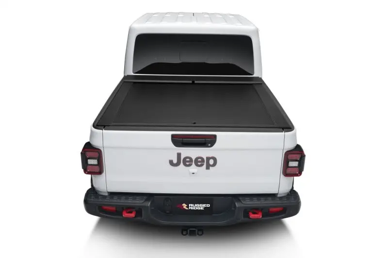 Rugged Ridge Armis Retractable Locking Bed Cover 20-21 Jt 1