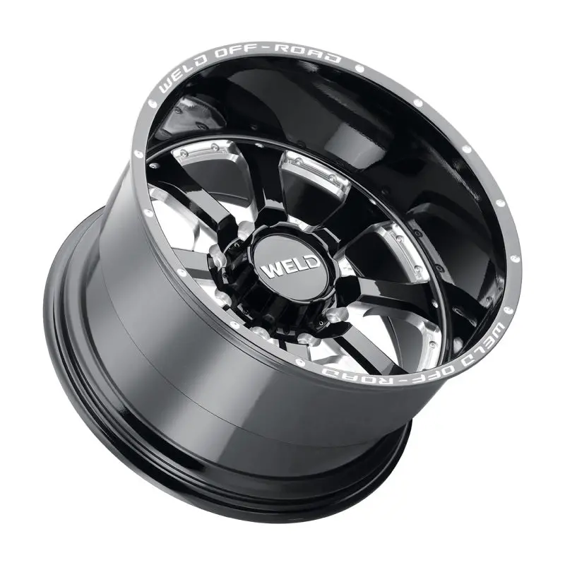 Weld Off-Road W125 20X10 Granada Six 6X139.7 Et-18 Bs4.75 Gloss Black Mil 106.1 1