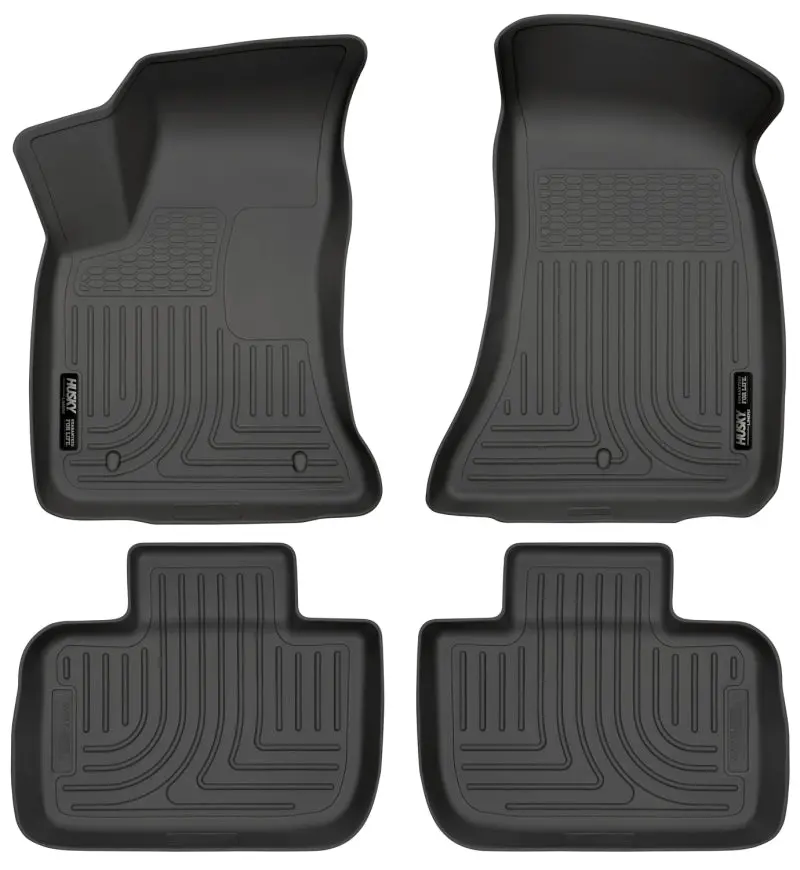 Husky Liners 11-12 Dodge Charger/Chrysler 300 Weatherbeater Combo Black Floor Liners 1