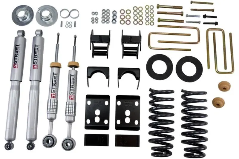 Belltech Lowering Kit 09-13 Ford F150 Ext Cab Short Bed 2Wd 2In Or 3In F/4In Rear W/ Shocks 2