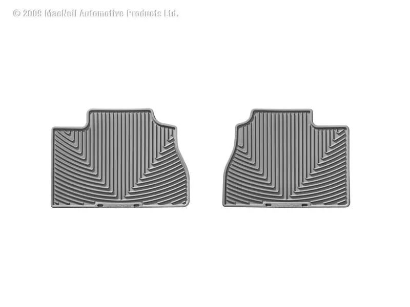 Weathertech 02-08 Dodge Ram 1500 Rear Rubber Mats - Grey 1