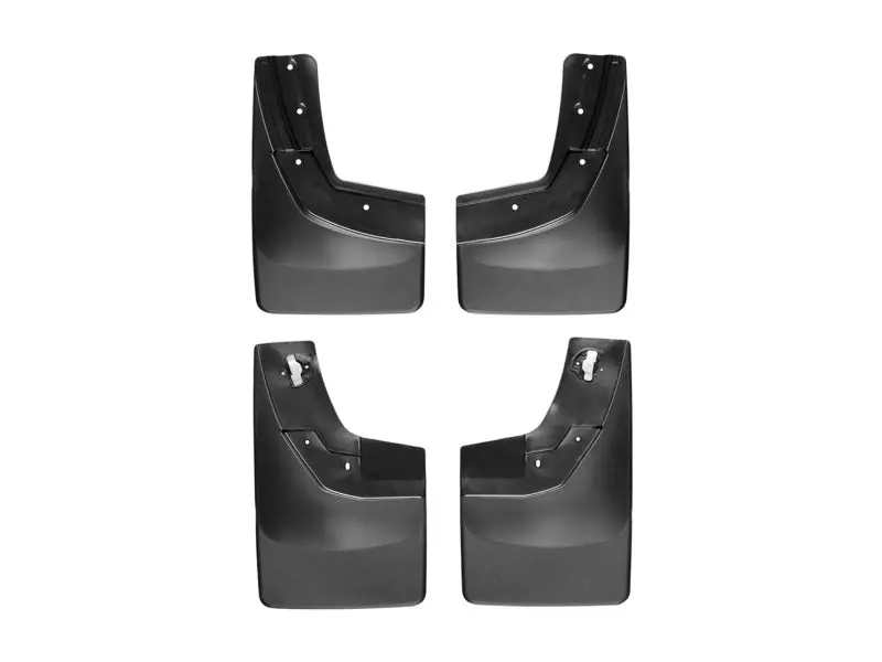 Weathertech 14+ Chevrolet Silverado No Drill Mudflaps - Black 2