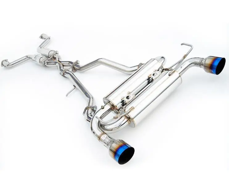 Invidia 09+ 370Z Gemini Rolled Titanium Tip Cat-Back Exhaust 1