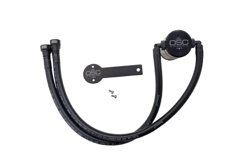 J&Amp;L 16-23 Chevrolet Camaro Lt1 6.2L Driver Side Oil Separator 3.0 - Black Anodized 1