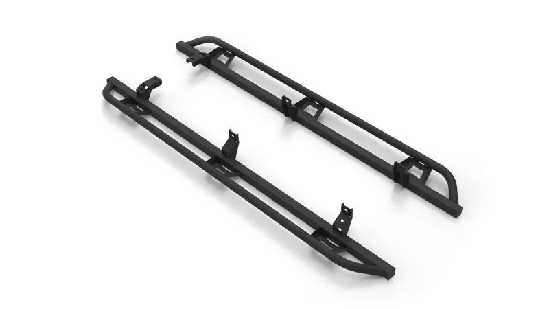 N-Fab Trail Slider Steps 19-20 Ford Ranger Crew Cab All Beds - Srw - Textured Black 1