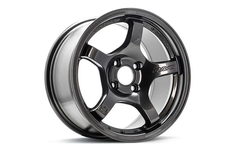 Gram Lights 57Cr 15X8.0 +28 4-100 Super Dark Gunmetal Wheel 1