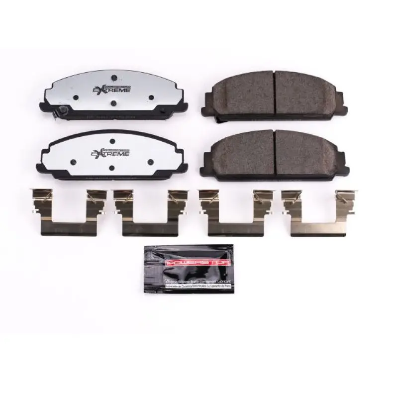 Power Stop 08-09 Pontiac G8 Front Z26 Extreme Street Brake Pads W/Hardware 1