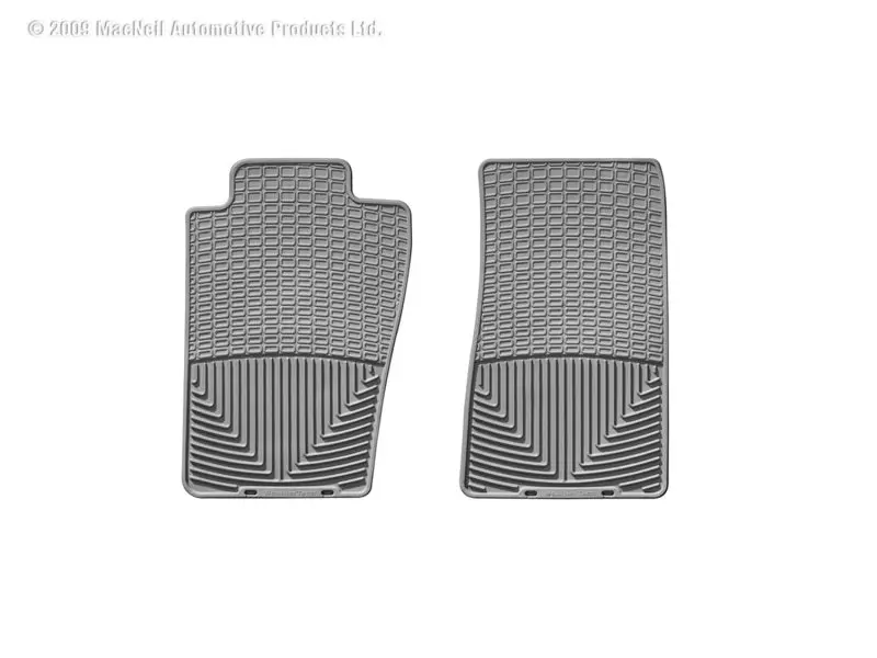 Weathertech 82-93 Chevrolet S10 Pickup Front Rubber Mats - Grey 1
