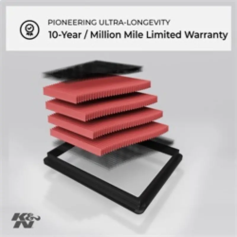 K&N 05-08 Lgt / 08-11 Wrx / Sti Drop In Air Filter 1